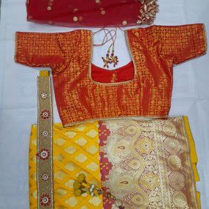 Half saree Lehenga choli